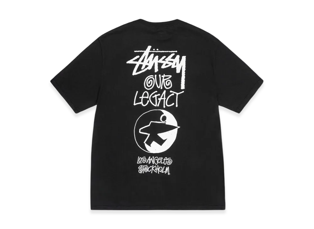 Stussy x Our Legacy Work Shop Surfman Tee Pigment Dyed "Black" 3904017