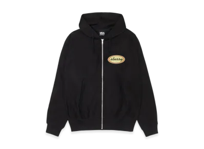 Stussy x Our Legacy Work Shop Oval Zip Hoodie "Black"
