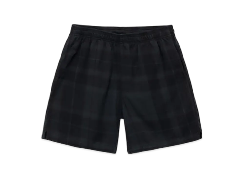 Stussy x Our Legacy Work Shop Laguna Short "Overdye Black Flannel Check"
