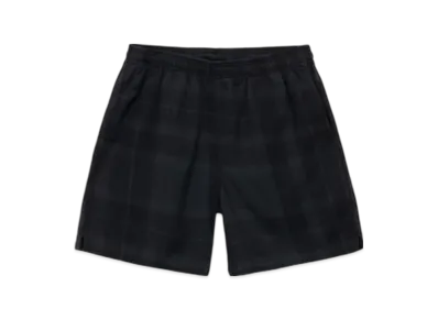 Stussy x Our Legacy Work Shop Laguna Short "Overdye Black Flannel Check"