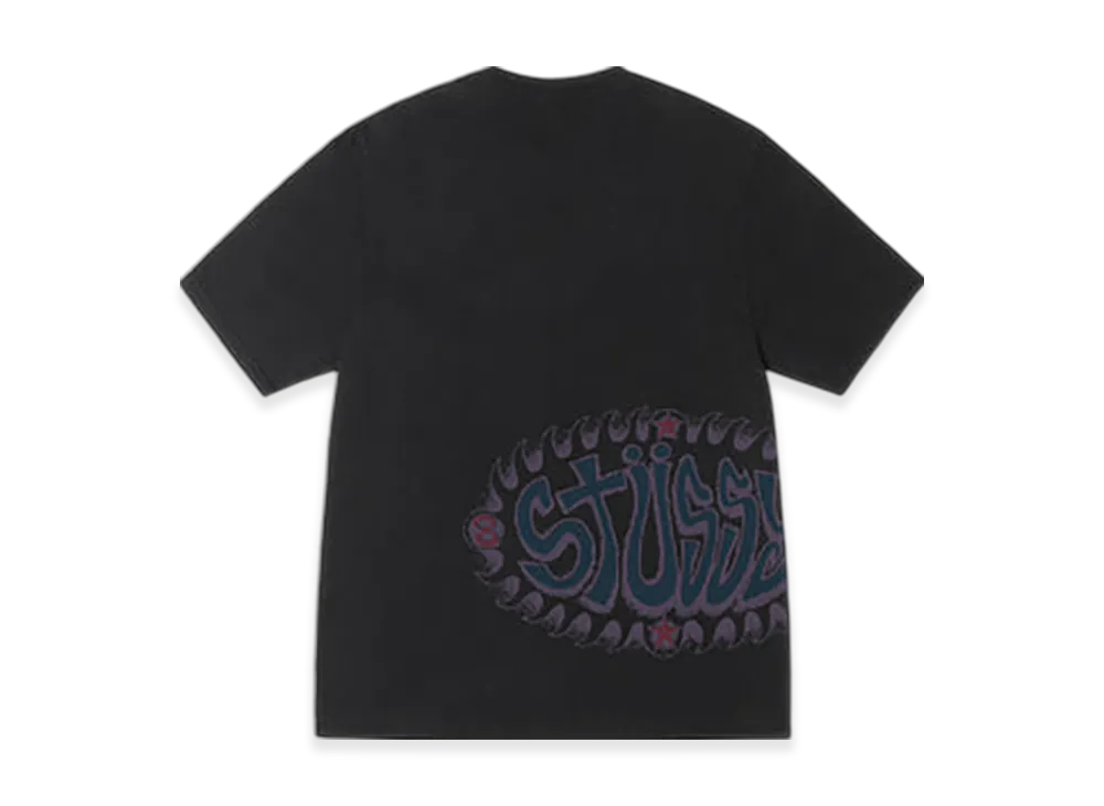 Stussy Wave Oval Tee Pigment Dyed "Black"