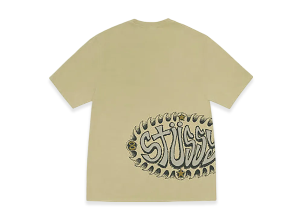 Stussy Wave Oval Tee Pigment Dyed "Elm"
