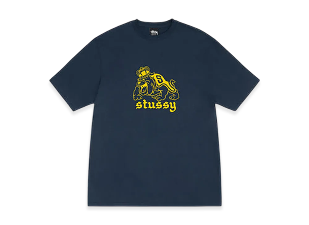 Stussy Bulldog Tee "Navy"