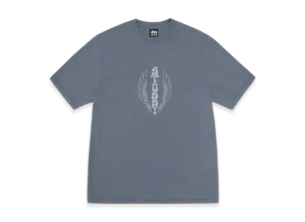 Stussy Wes Wings Tee Pigment Dyed "Navy"