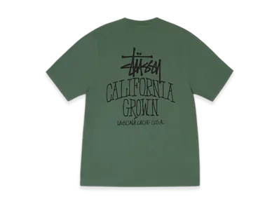 Stussy Cali Grown Tee Pigment Dyed "Pine"
