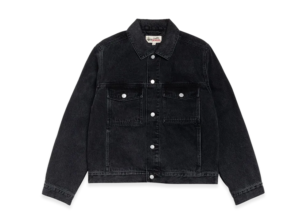 Stussy Lined Denim Trucker "Vintage Black"