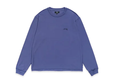 Stussy Lazy LS Tee "Vintage Navy"