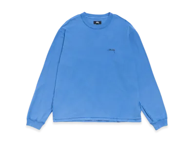 Stussy Lazy LS Tee "Ocean"