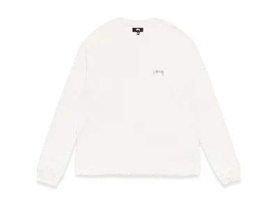 Stussy Lazy LS Tee "White"