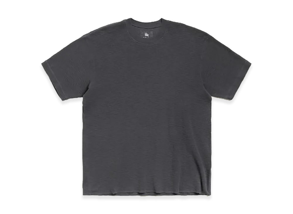 Stussy Pigment Dyed SS Thermal "Faded Black"
