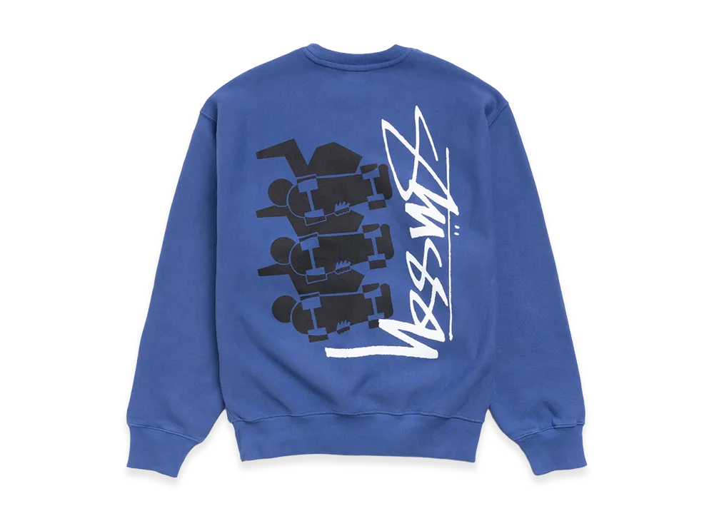 Stussy Skate Stack Crew "Indigo"