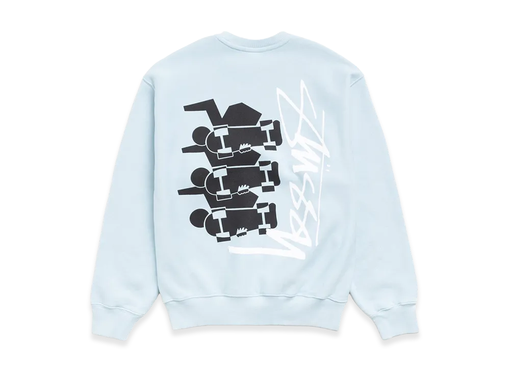 Stussy Skate Stack Crew "Sky Blue"