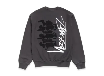 Stussy Skate Stack Crew "Faded Black"