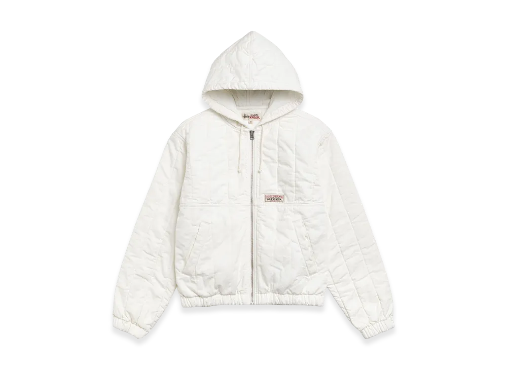 Stussy Quilted Canvas Work Jacket "Bone"