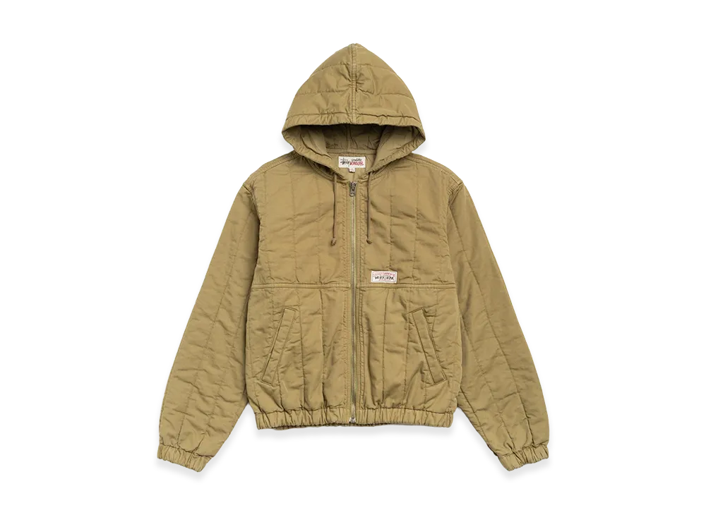 Stussy Quilted Canvas Work Jacket "Olive"