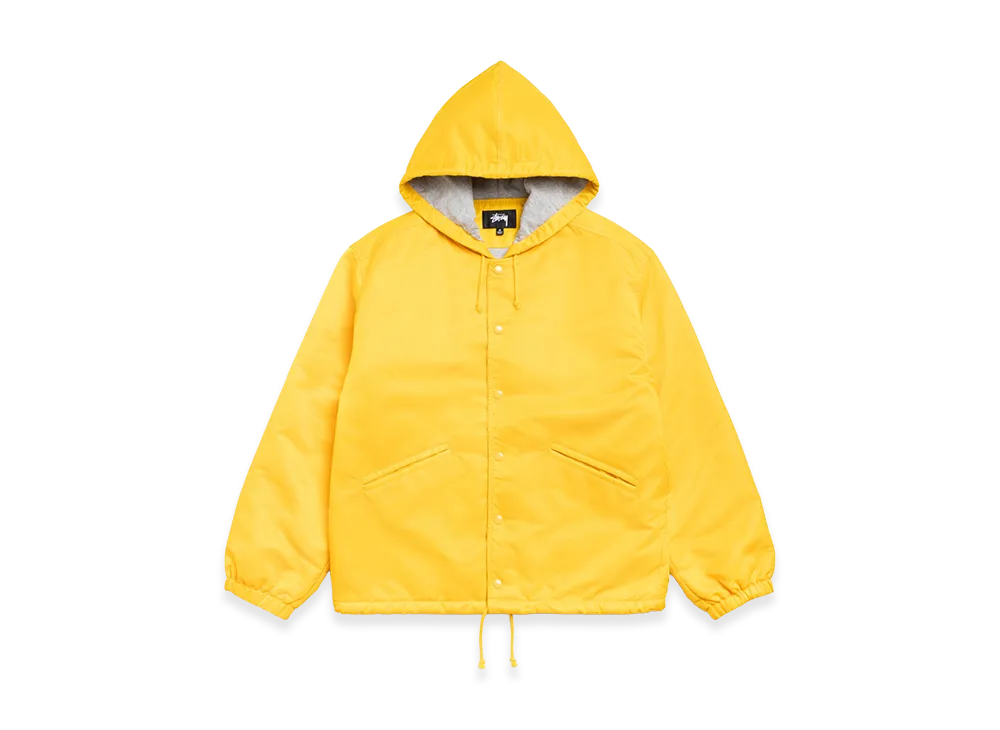 Stussy Hooded Coaches Jacket "Yellow"