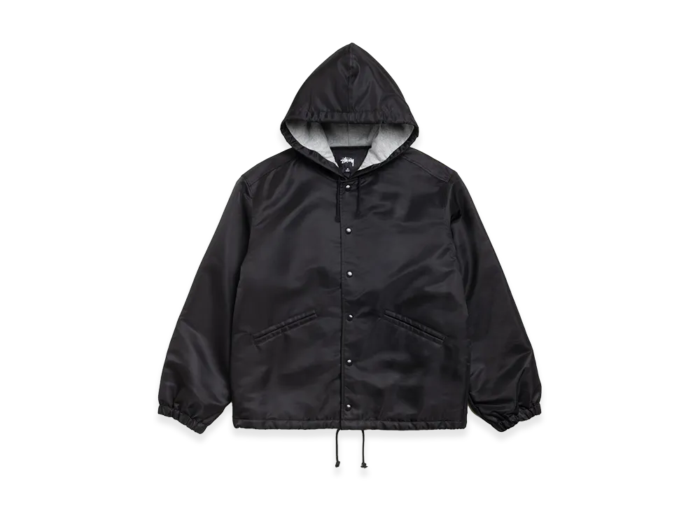 Stussy Hooded Coaches Jacket "Black"