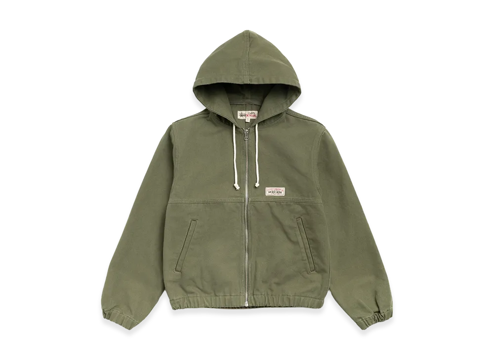 Stussy Work Jacket Unlined Canvas "Olive"
