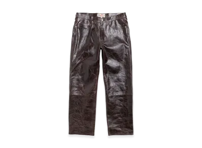 Stussy New Classic Pant Leather "Dark Brown"
