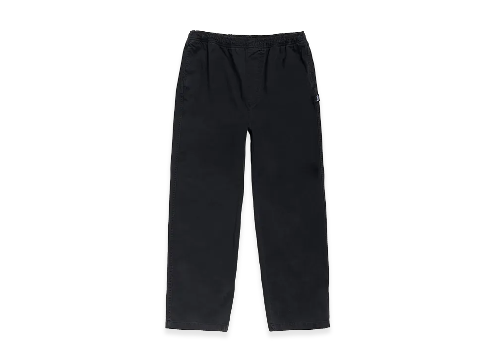 Stussy Beach Pant Cotton Twill "Black"