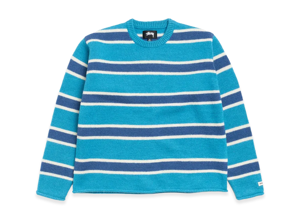 Stussy Striped Wool Sweater "Blue"