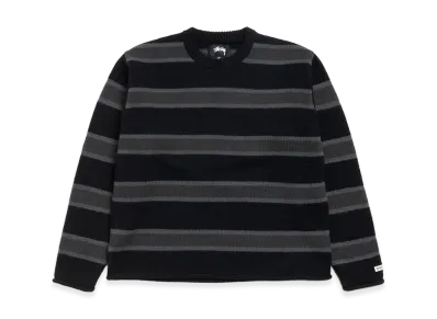 Stussy Striped Wool Sweater "Black"