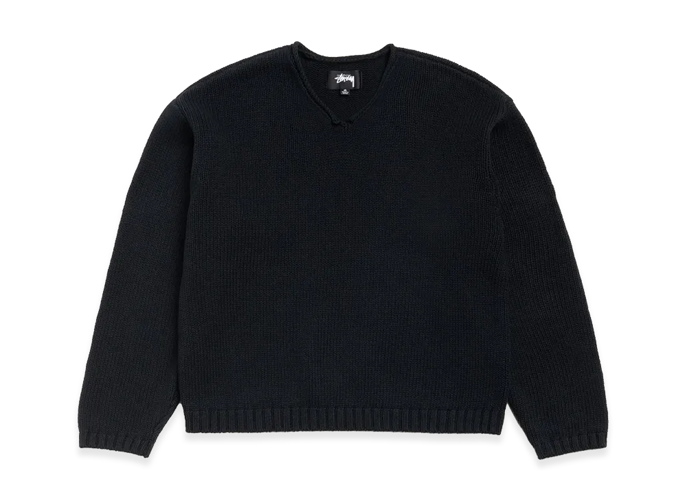 Stussy Roll V Neck Sweater 