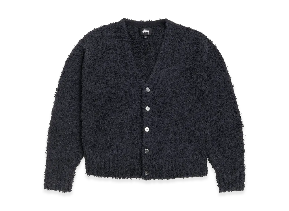 Stussy Textured Cardigan "Black"