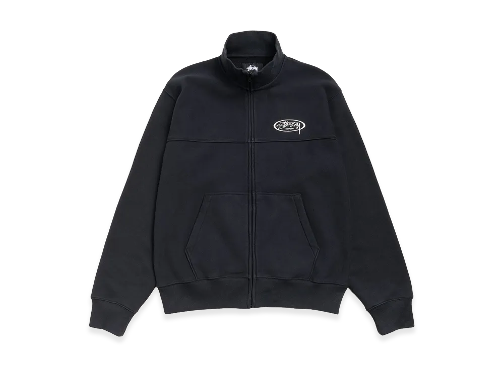 Stussy Fleece Track Jacket "Black"
