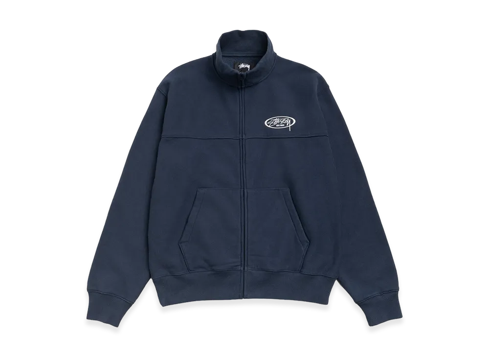 Stussy Fleece Track Jacket "Navy"
