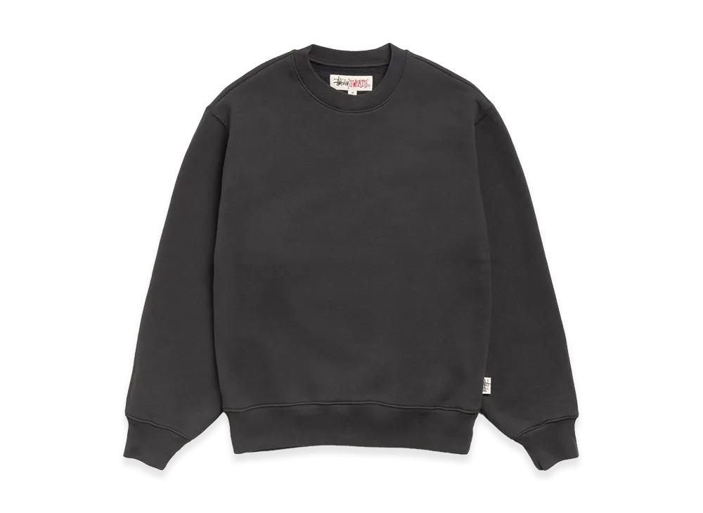 Stussy Fleece Crew "Black"