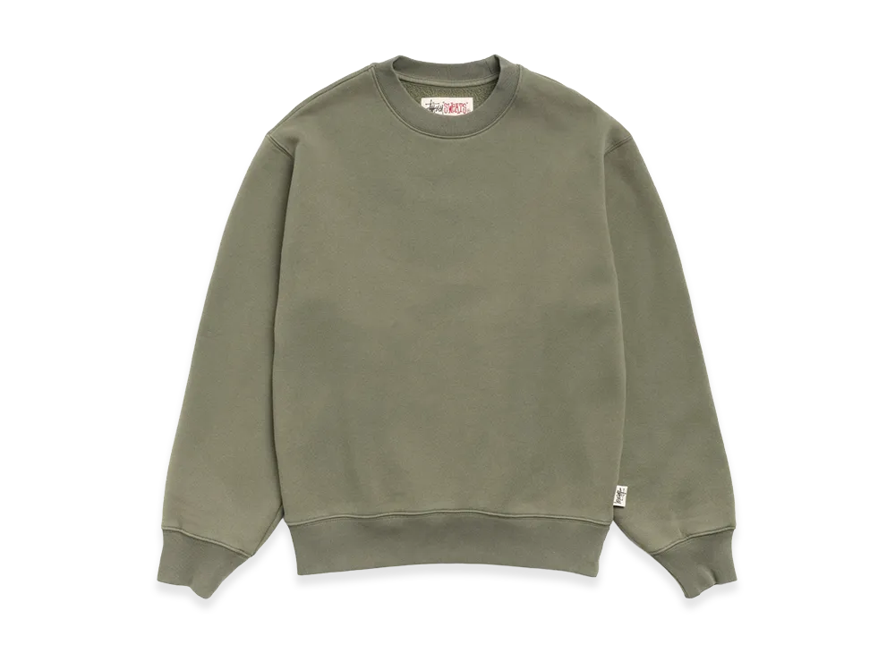 Stussy Fleece Crew "Green"