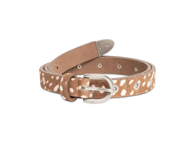 Stussy Rivet Stud Belt "Hairy Deer Pattern"