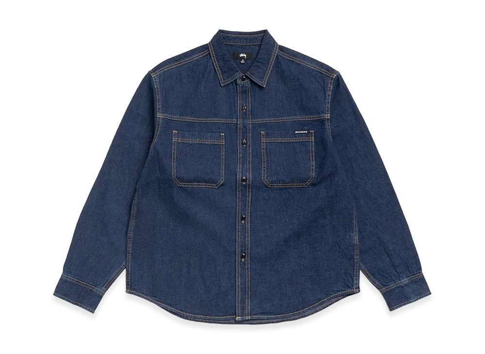 Stussy Work Denim Shirt "Dark Denim"