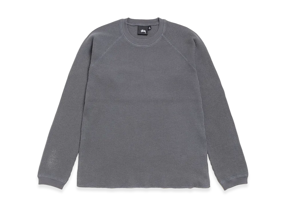 Stussy Extra Tough Raglan Thermal "Charcoal"