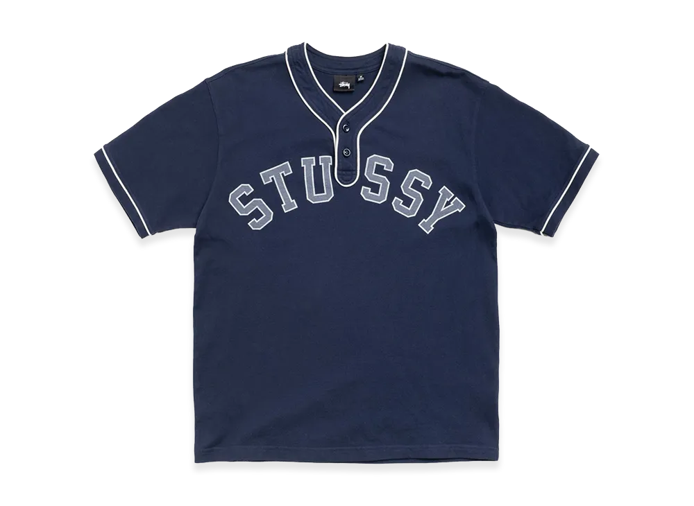 Stussy Arch Baseball Jersey "Navy"