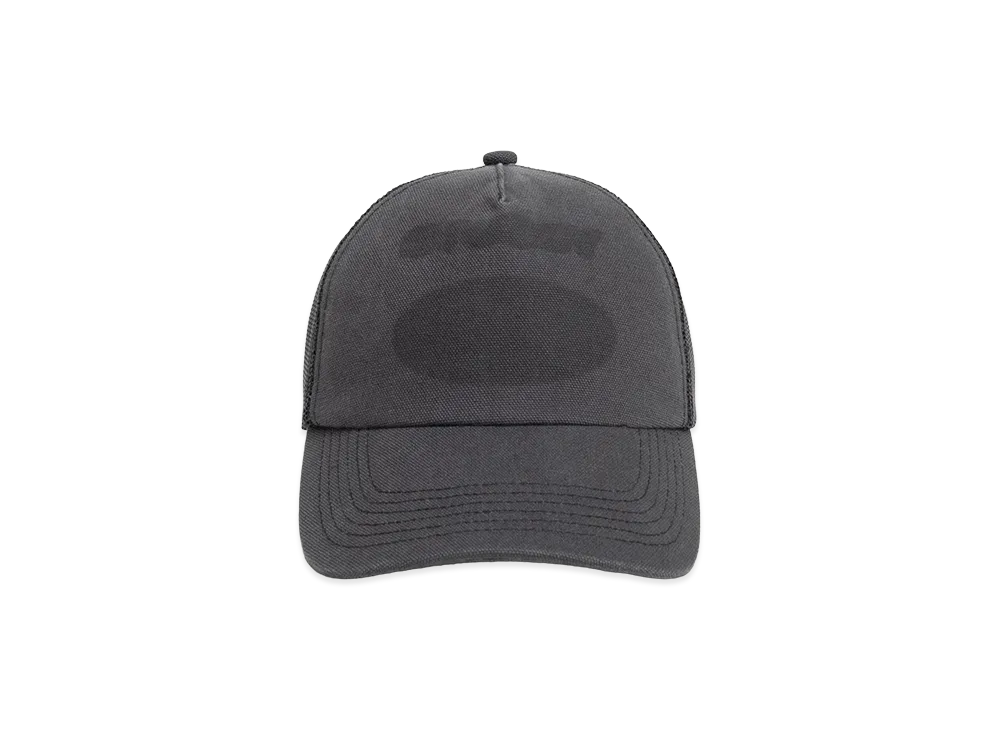 Stussy Ghost Logo Trucker "Black"