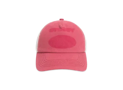 Stussy Ghost Logo Trucker "Red"