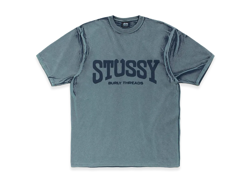 Stussy Burly Stone Washed Tee "Navy"