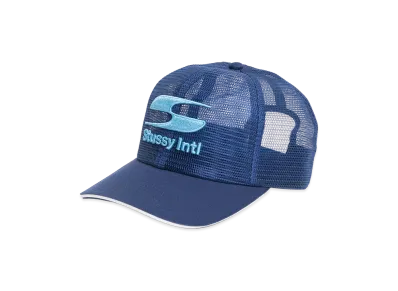 Stussy Mid-Depth Moto S Mesh Trucker "Navy"