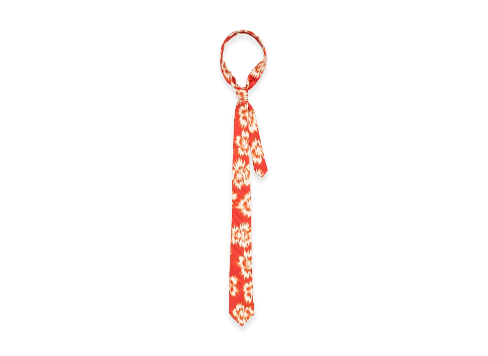 Stussy Motion Flower Tie "Red"