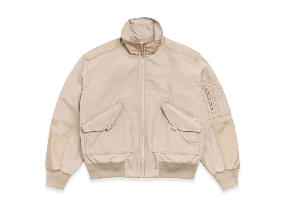 Stussy Mock Neck Flight Bomber "Khaki"