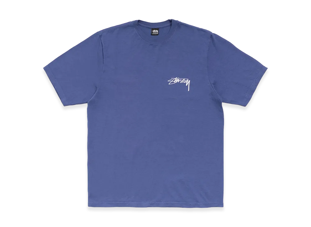 Stussy Skate Stack Tee Pigment Dyed "Indigo"