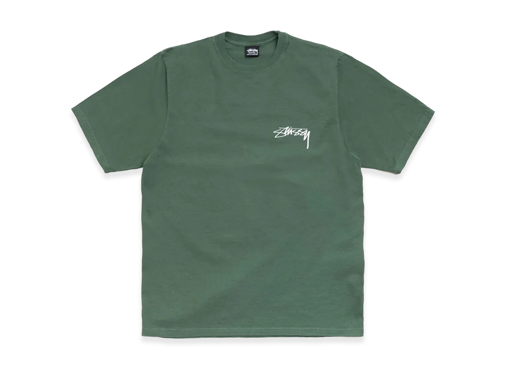 Stussy Skate Stack Tee Pigment Dyed "Pine"