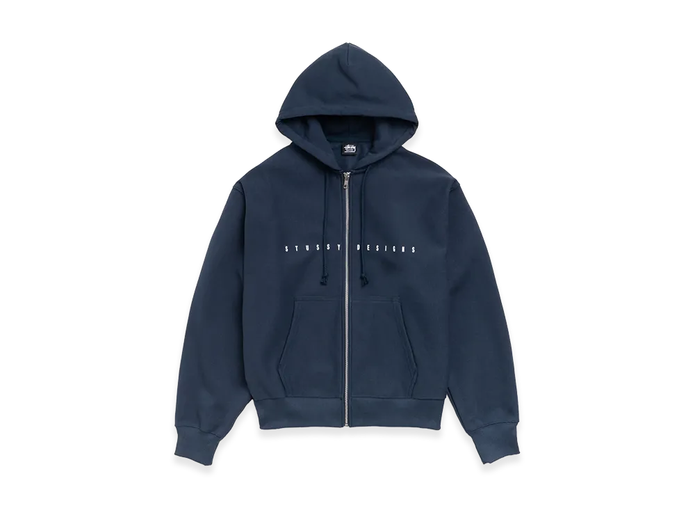 Stussy S Box Zip Hoodie "Navy"