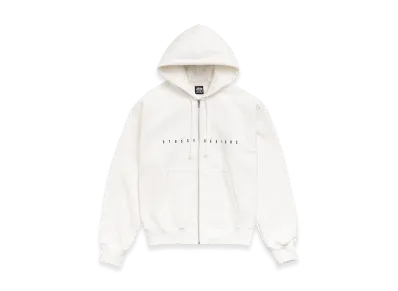 Stussy S Box Zip Hoodie "Off White"