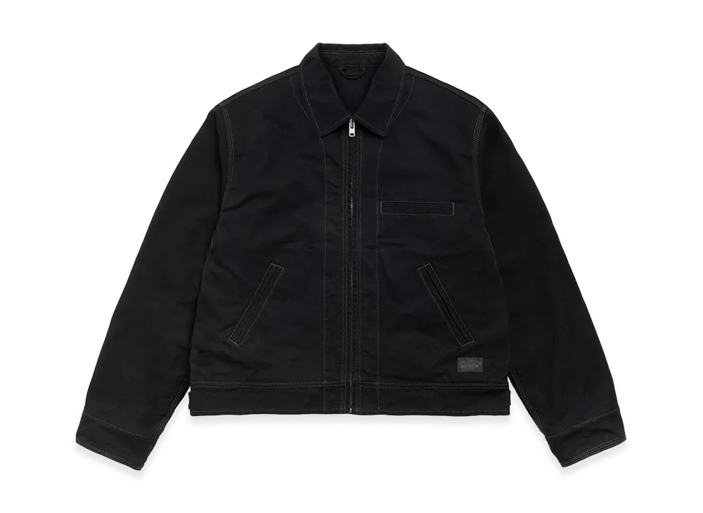Stussy Work Jacket Collared "Black"