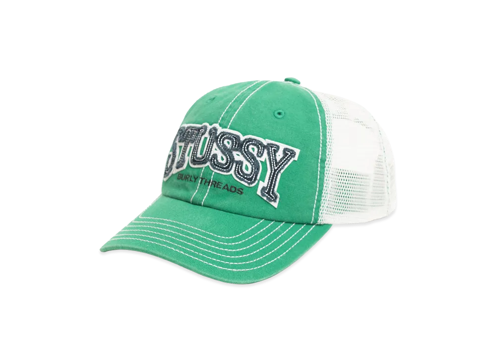 Stussy Mid-Depth Burly Threads Trucker "Green"
