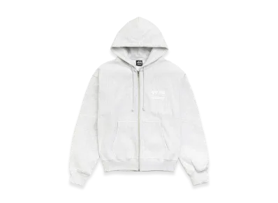 Stussy Box Crown Zip Hoodie "Ash Heather"