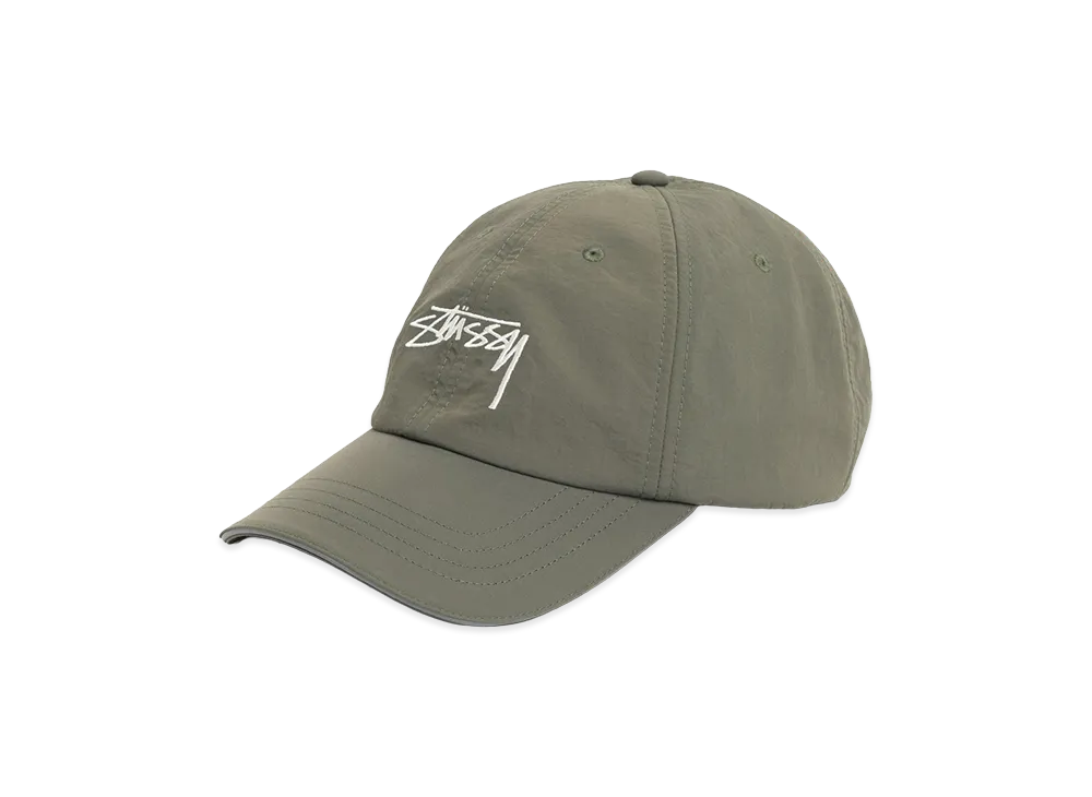 Stussy Low Profile Smooth Stock Strapback "Green"